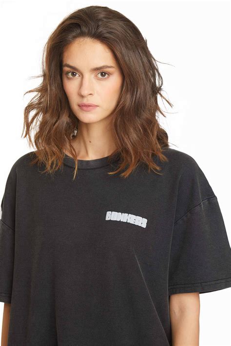 Buy Black Heavyweight Pique Oversized T-shirt | BonkersCorner