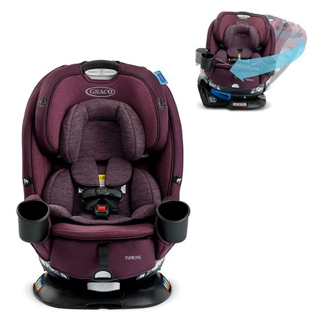 Graco Turn2Me 3-in-1 Convertible Car Seat, London, featuring Headrest ...