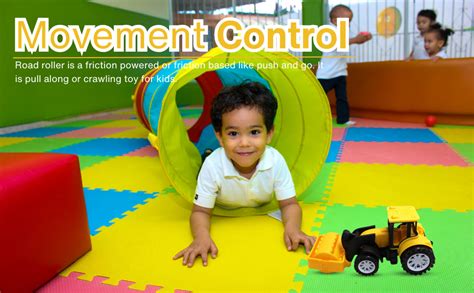 Neokiddo Plastic Friction Powered Road Roller Truck Toy for Kids ...