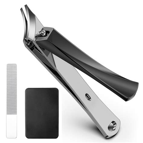 MAYCREATE® 2pcs Slanted Nail Clipper Heavy Duty Stainless Steel Nail ...