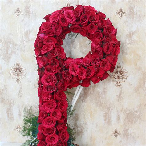 Send Personalized Red Roses Arrangement Online - PGI18038GAL18 | Giftalove