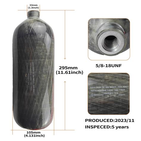 Snapklik.com : DOT 98ci/4500psi Carbon Fiber Tank systemPaintball HPA PCP Tank HPA Scuba ...