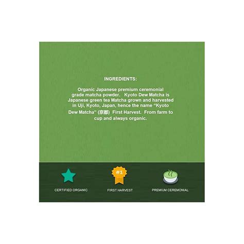 KyotoDewMatcha Kyoto Dew Matcha – Organic Premium Ceremonial India | Ubuy