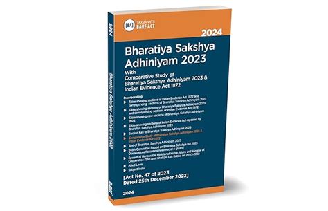 Buy Taxmann's Bharatiya Sakshya Adhiniyam (BSA) 2023 – Comprehensive ...