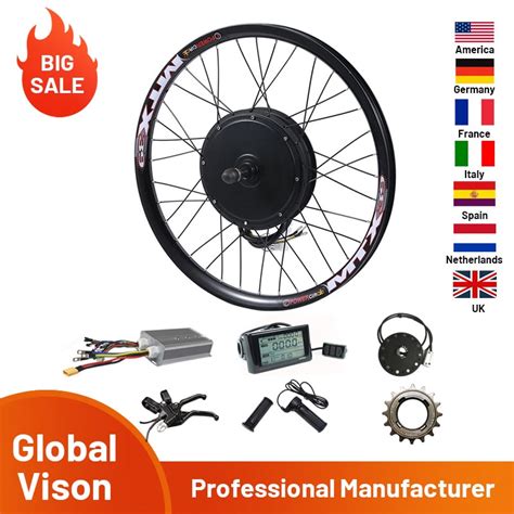 135mm Dropouts E-bike Kit 48V-72V 3000w E bike Conversion Kit 90km/h S