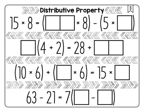 Image result for Math Worksheets Distributive Property