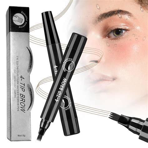 Amazon.com : Microblading Eyebrow Pencil, 2025 New 3D Waterproof 4-Tip ...