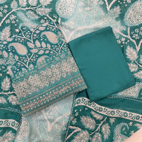 Set 22-30th Jan - Ultra soft floral printed blue Cotton muslin ...