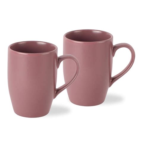 CELLO Tierra Nexus Color Matt Panache Mug Set of 2, 230ml, Purple ...