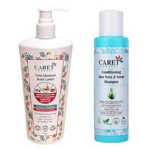 Buy Caret Organic Total Moisture Body Lotion with Aloevera & Neem ...