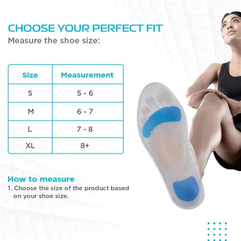 Buy VISSCO SILICONE INSOLES FOR RELIEVING FOOT PAIN SHOCK ABSORBER ...
