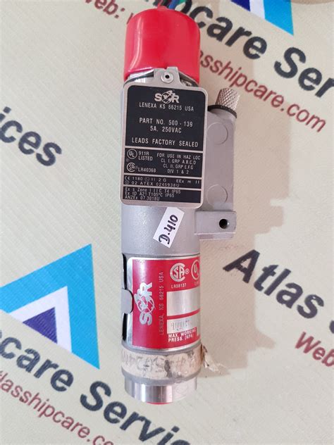 SOR 6AS-EX2-U8-C1A PRESSURE TRANSMITTER – Atlas Shipcare Services