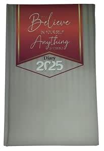 Pixel Diary Hard Bound Executive/Notebook,Year 2025 A5 Diary Ruled 384 ...