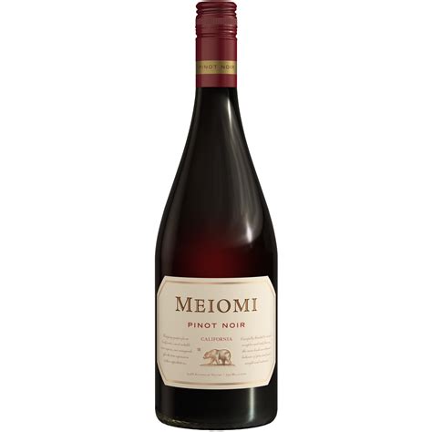 Meiomi California Pinot Noir Red Wine, 750 ml Bottle, 13.5% ABV ...