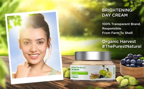 Organic Harvest Brightening Vitamin C Day Cream - Boosts Collagen ...