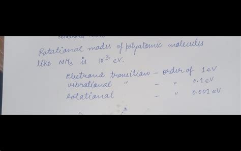 41. the typical energy of the rotational modes in a polyatomic molecule ...