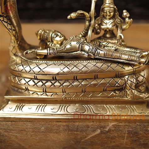 Shop Brass Vishnu & Lakshmi Resting on Sheshnag | Affordable Price's ...