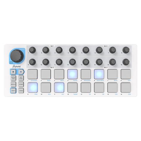 Arturia BeatStep USB/MIDI/CV Controller and Sequencer, White : Amazon ...