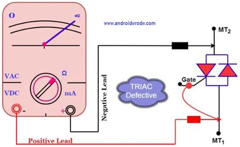 Testing Triac with Multimeter 的图像结果