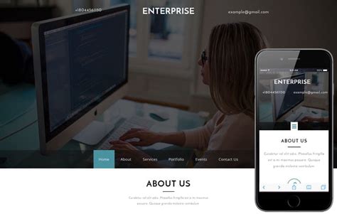 Image result for Enterprises Bootstrap Template HTML/CSS