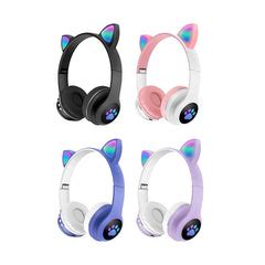 Kawaii Cute Wireless Headphone With RGB – KidKitIndia