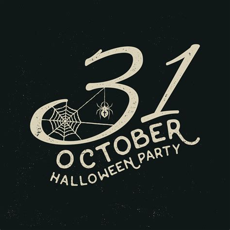 31 october Halloween party concept. 15421613 Vector Art at Vecteezy