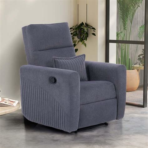 COUCH CULTURE Eazy boy Fabric Manual 1 Seater Recliner | Single Sofa ...