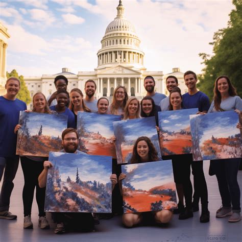 Paint and Sip DC - Team Building for Corporate Events in DC Area
