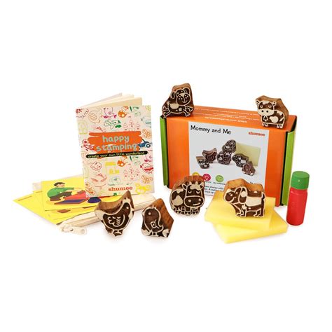 Shumee Mommy And Me Wooden Stamps Set – The Mom Store