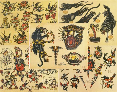 Sailor Jerry Traditional Flash Art