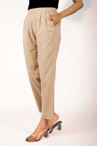 SUHANI CREATION Loose Fit Women Beige Trousers - Buy SUHANI CREATION ...