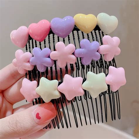 Cute Colorful Hair Comb Clip – Her Dream Store