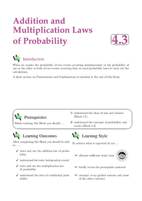 Probability Multiplication Law Lectures AFC 的图像结果