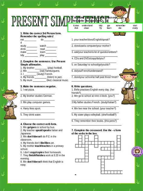 Image result for Present Simple for Timetables Worksheet iSLCollective