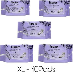 Femifly 5 Packet XL Size 40 Pads Sanitary Pad | Buy Women Hygiene ...