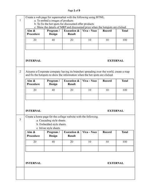 LAB QUESTIONS FOR CS8661 - 1 Create a web page for supermarket with the ...