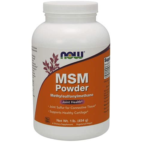 Buy Now Foods, MSM Powder, 1 lb (454 g) Online at Low Prices in India ...
