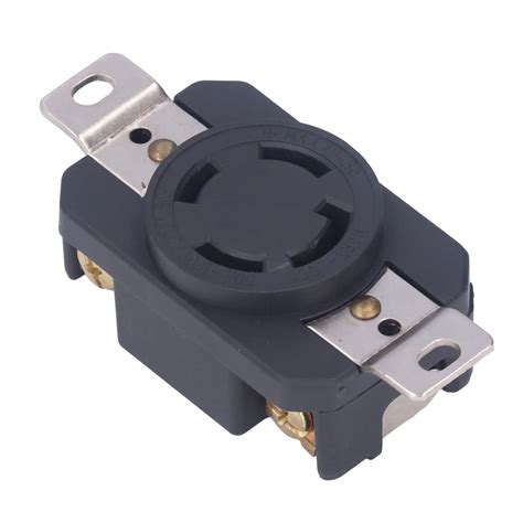 Buy 4 Hole Receptacle Socket, Easy To Plug and Unplug US Standard Brass ...