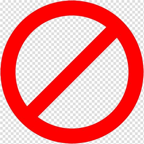 No symbol Sign , sign stop transparent background PNG clipart | HiClipart