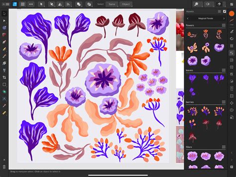 Affinity Designer Vector Asstes Online Course for Surface Pattern ...
