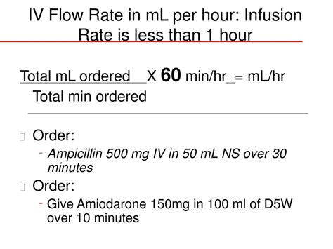 PPT - Dosage Calculation in IV Administration: Formulas, Ratios, and ...