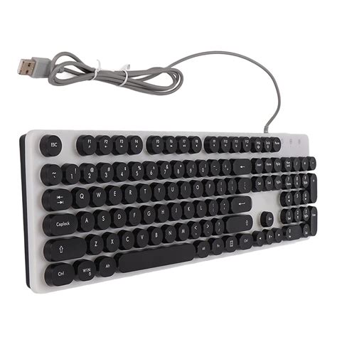 Dilwe H300 Mechanical Gaming Keyboard, 104 Keys USB Wired Computer ...