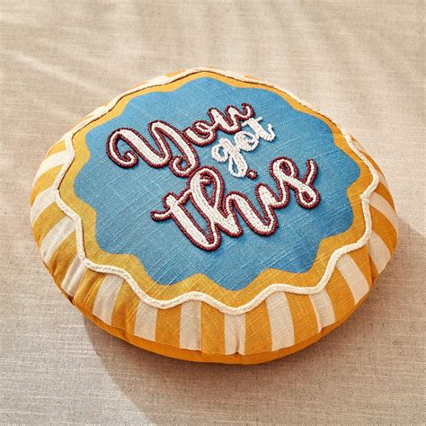 Buy Glance You Got This Beaded Filled Cushion - 40x40cm from Home ...