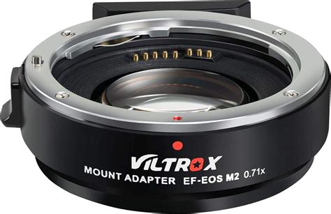 VILTROX EF-EOS M2 Lens Adapter 0.71x Speed Booster for Canon EF Lens to ...