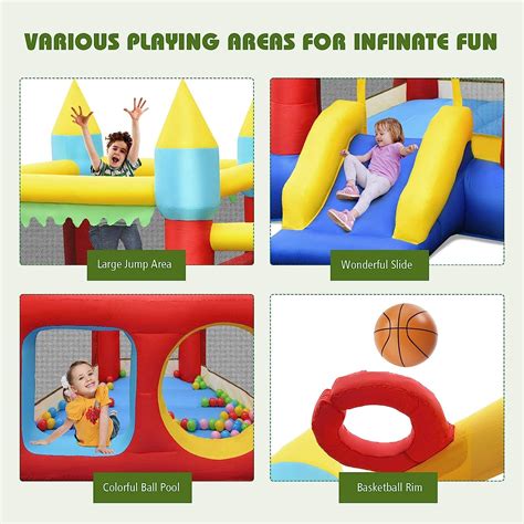 Buy Outdoor Children Inflatable Bounce House for Kids, Indoor Bouncy ...