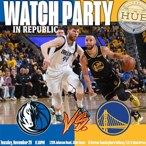 NBA in REPUBLIC: Mavericks vs Warriors, The HUB, Allen, November 29 to ...