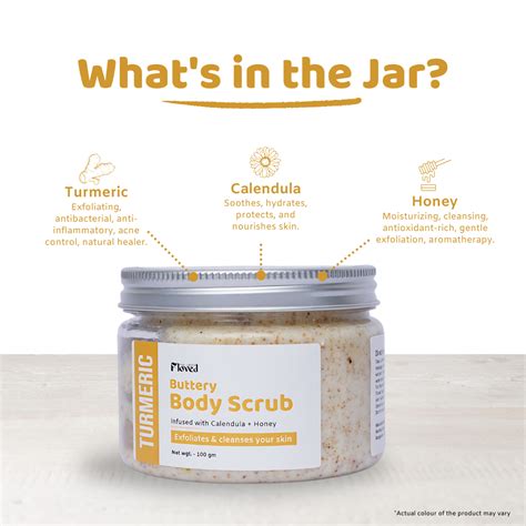 Turmeric Buttery Body Scrub (100gm) – Floved | Feel Loved