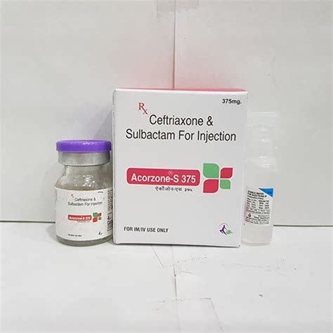 ACORZONE-S 375 Injection Alleviate Pharmaceutical Pvt. Ltd.