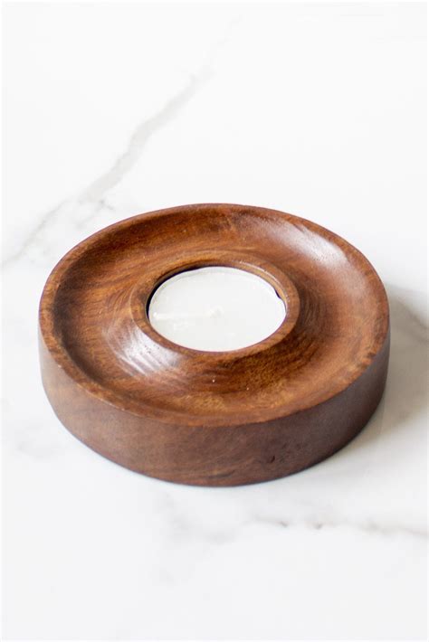 Byora Brown Concentric Tealight Candle - Buy on Upcycleluxe
