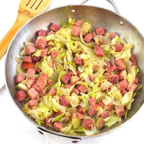 Sautéed Ham and Cabbage • Now Cook This!